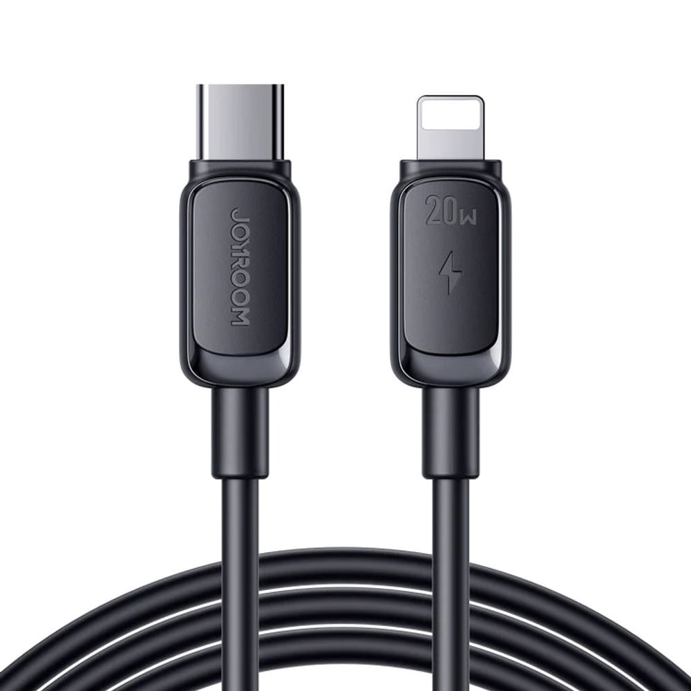 Joyroom Cabke Type-C To Lightning Fast Charging Data Cable (1.2m/4ft, 30W PD) Black, S-A14 ( 12 Month warranty Guaranteed by the local agent Trust Store )