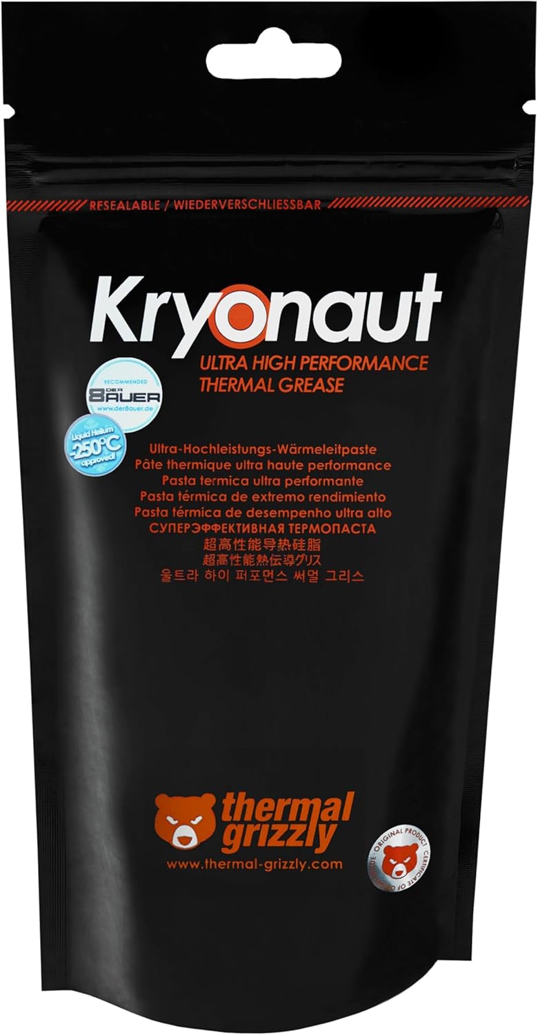 Thermal Grizzly Kryonaut 12.5 W/m · K 1 g thermal grease (-200 to 350 ° C) ( ORIGINAL )