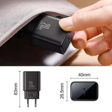 Joyroom Charger 20W PD USB-C model JR-TCF06 fast charger for iPhone & IPad & Samsung 12 Month warranty Guaranteed by the local agent Trust Store