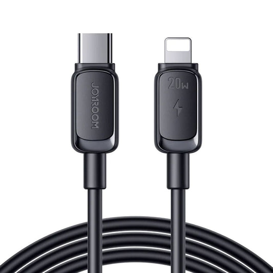Joyroom Cabke Type-C To Lightning Fast Charging Data Cable (1.2m/4ft, 30W PD) Black, S-A14 ( 12 Month warranty Guaranteed  by the local agent Trust Store )