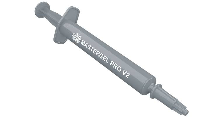 Cooler Master MasterGel Pro V2 high-performance thermal paste with 9 W m K conductivity easy application and 1.5ml volume for CPU GPU cooling (Original) منتج اصلي