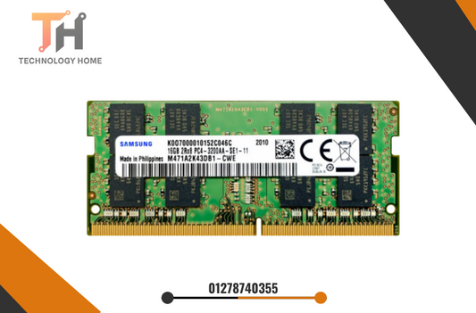 ذاكرة رام سامسونج DDR4 سعة 16 جيجابايت بتردد 3200 ميجاهرتز – أداء قوي وسرعة فائقة.